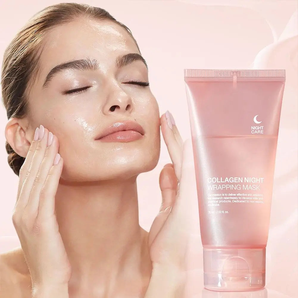 Masque visage au collagène