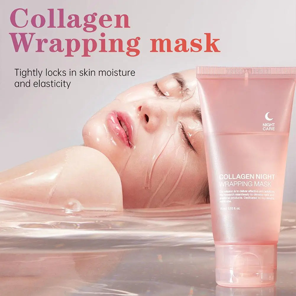 Masque visage au collagène